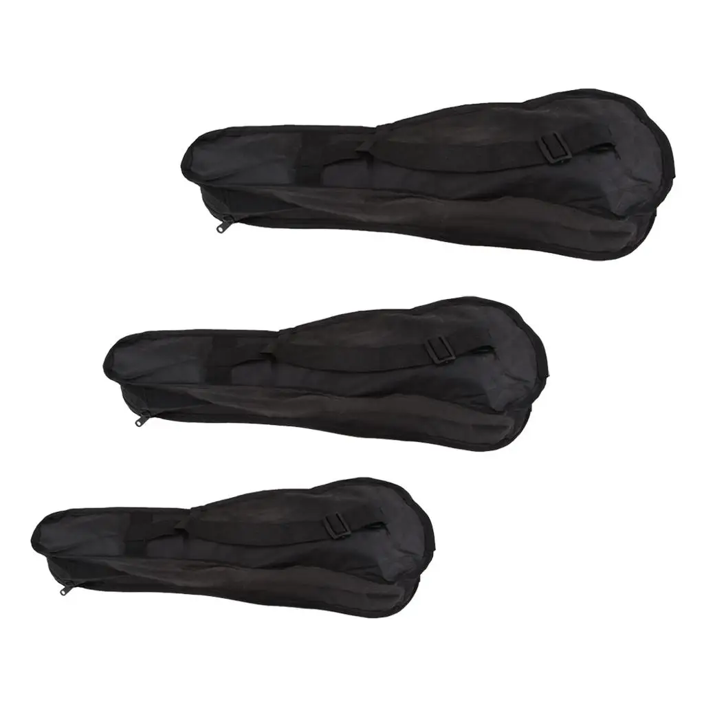 21/ 23 / 26 Ukulele Bag, Ukulele Case Padded Ukulele Bag Carrying Case - Black