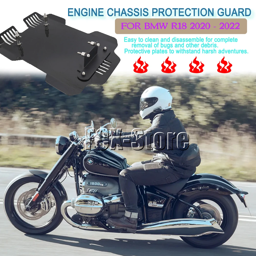 

New Engin Eprotection Cover Chassis Under Guard Skid Plate Motorcycle Engine protection cover For BMW R18 R 18 2020 2021 2022