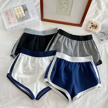 여성용 요가 반바지, 얇은 통기성 체육관 반바지, 여름 겉옷, 미드 웨이스트 캐주얼 바지, 숙녀 스타일리시 홈 비치 바지