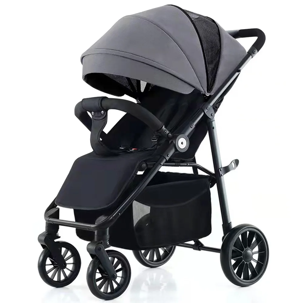 Carreolas Para Bebes Travel Lightweight Stroller Baby Products Pushchiar Foldable Baby Strollers Prams With Shopping Basket