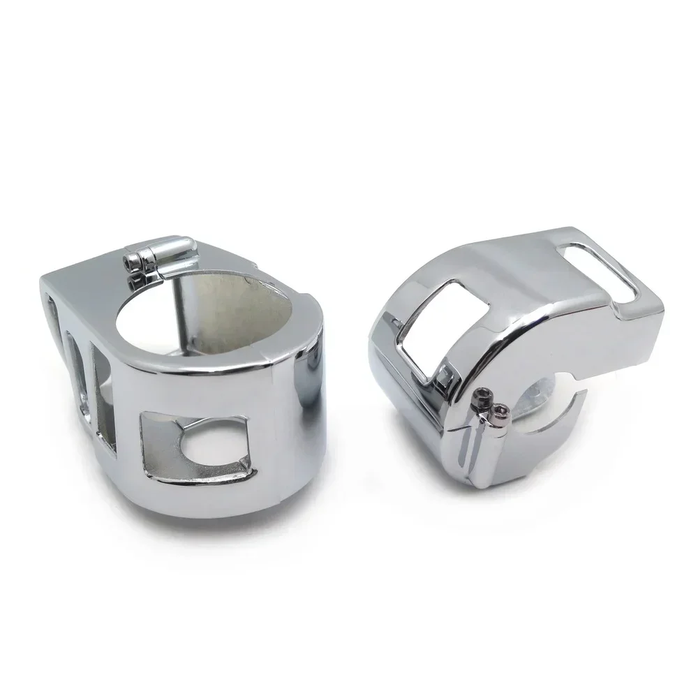 Motorcycle Parts Chromed Switch Housing Covers for  2003-2009 XVS V-Star 1100 Classic XVS1100 2006-2010 XVS V-Star 650