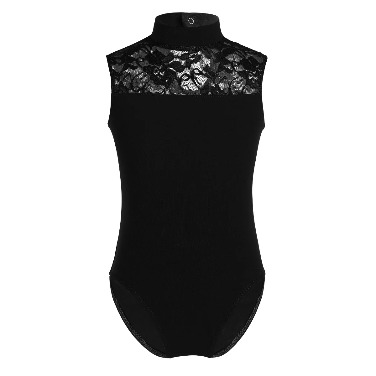 

Kids Girls Gymnastics Leotard Ballet Jersey Costume Floral Lace Ballet Dancewear Basic Gym Body Tops Tight Fitting Jumpsuit