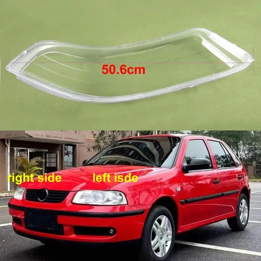

For Volkswagen VW Gol 2004 Two Door Headlight Lens Cover Transparent Lampshade Headlamp Shell Plexiglass Auto Replacement Parts