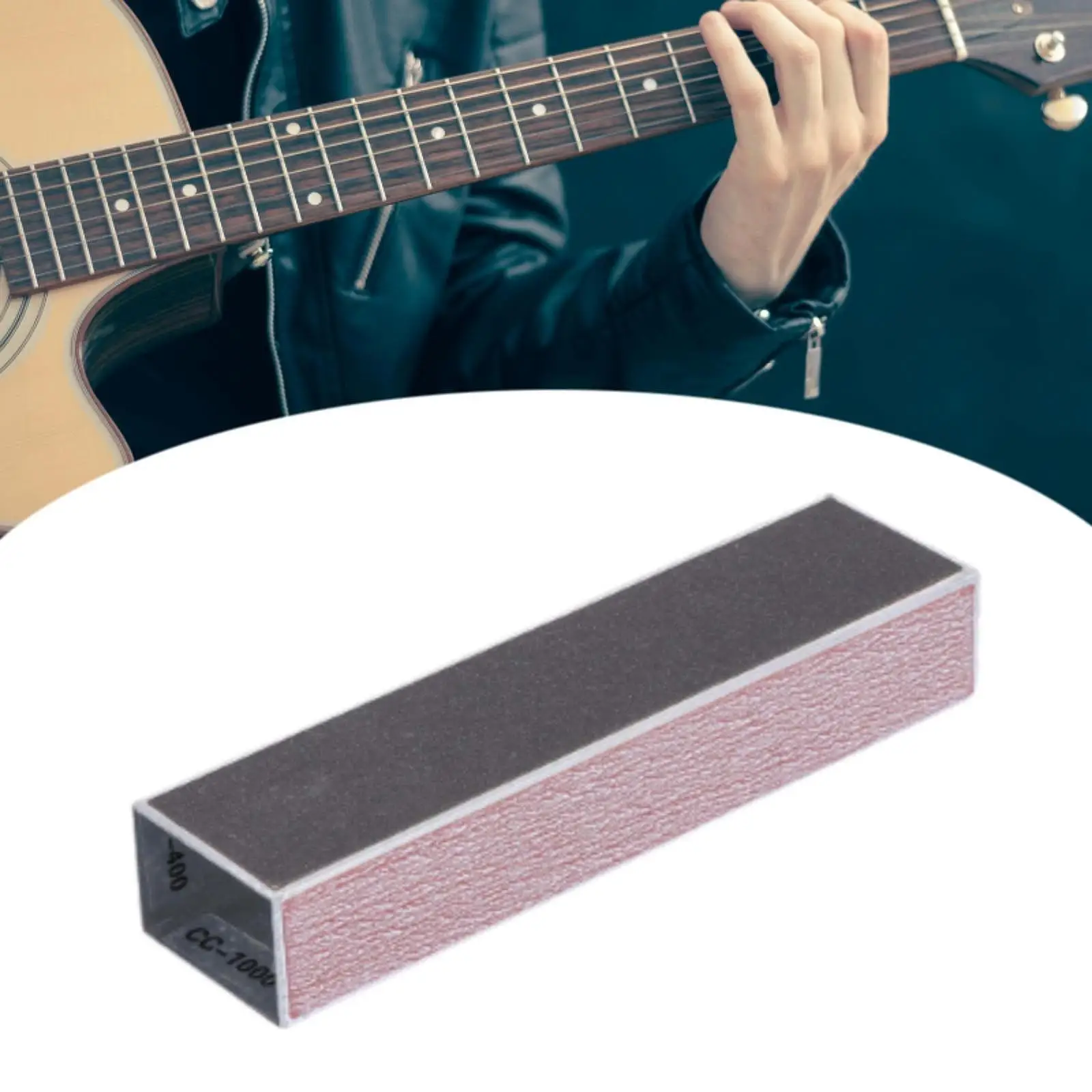 Guitar Fret Leveler Beam Sturdy Guitar Accessories Repair Tool Luthier Tools Sanding Beam Leveling Bar for Bass Electric Guitar
