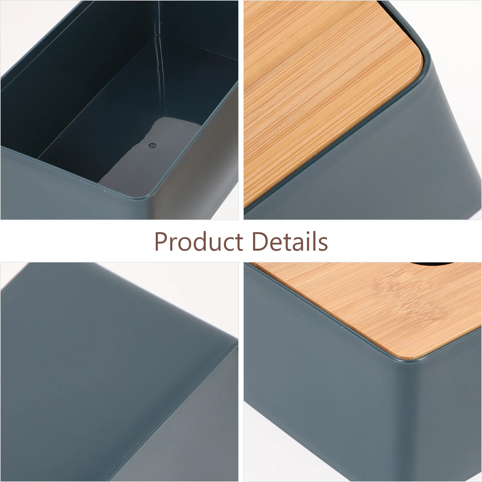 

Wooden Lid Tissue Box Modern Heavy Duty Napkin Holder For Home Office Hotel Living Room Bedroom Storage Organizer