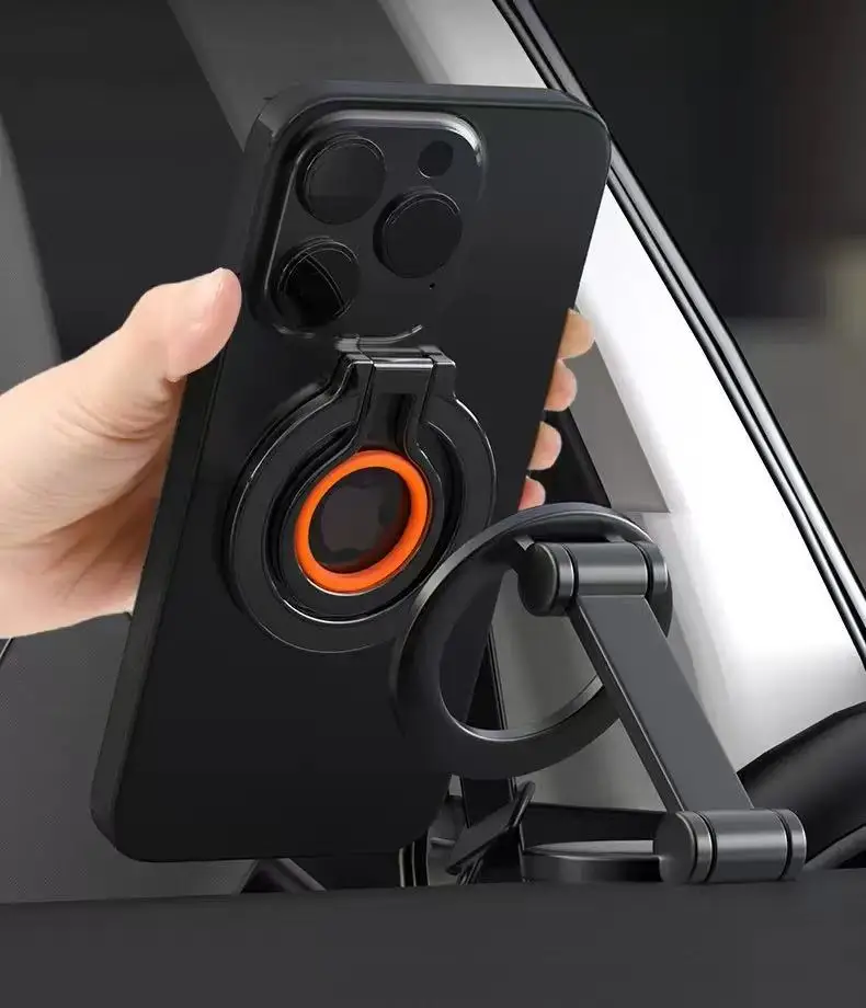 Magnetic Phone Stand, with Ring Buckle, Lazy Stand, Multi-Functional Phone Holder