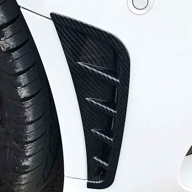 

Цвет углеродного волокна, автомобильный воздушный нож, боковой сплиттер, спойлер, накладка для Mercedes Benz C Class W205 2019-2021, внешние аксессуары