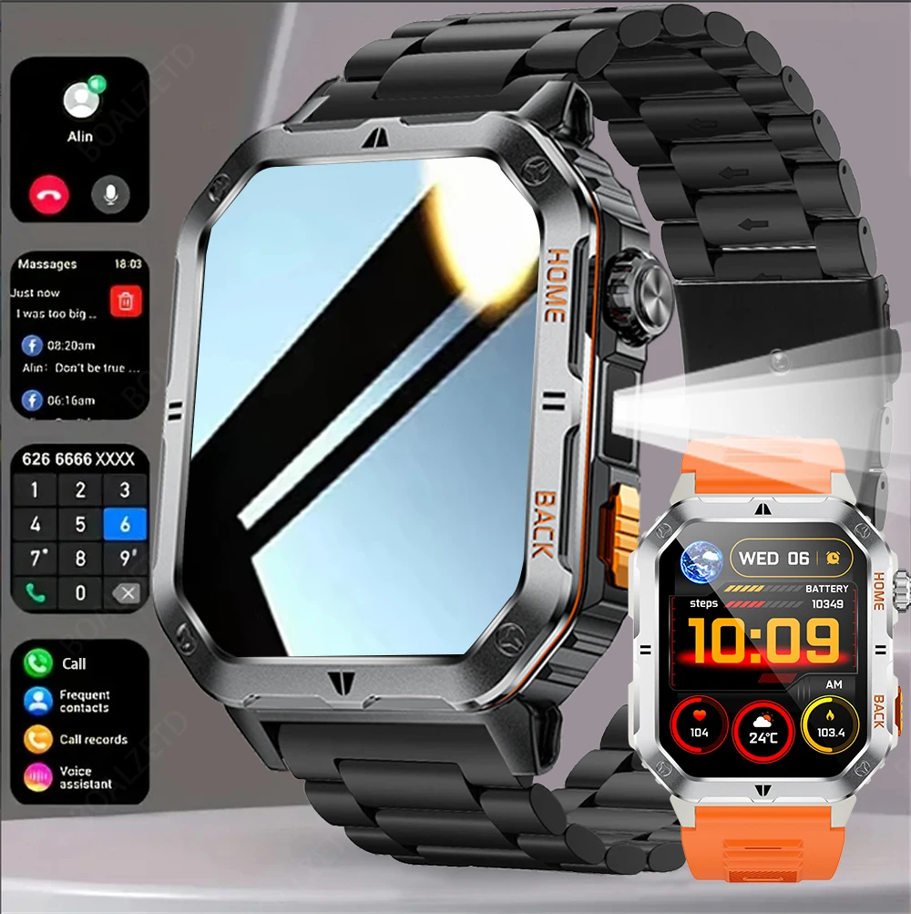 

2025 New For Xiaomi IOS Men GPS Track Smart Watch 2.01 Inch Ultra HD AMOLED Screen 1000 Mah Battery Bluetooth Call festival Gift