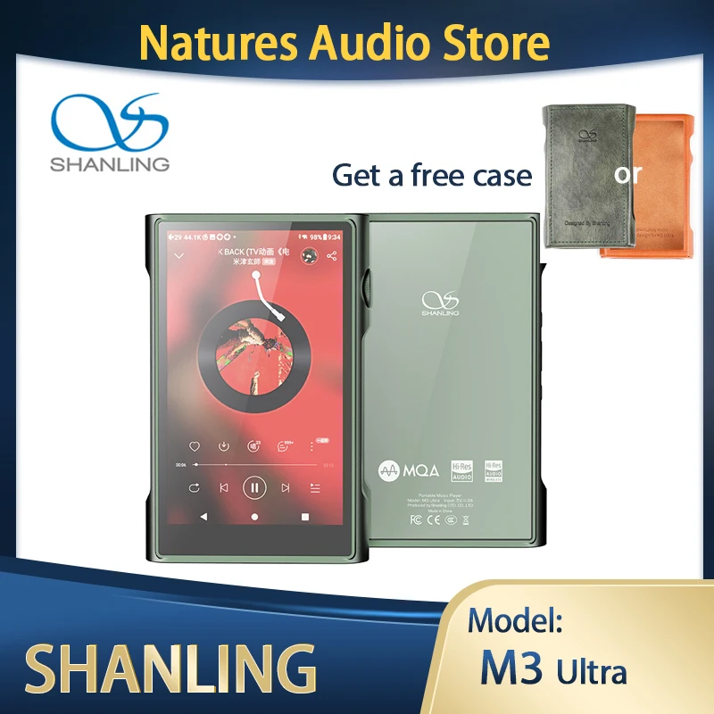 Портативный Hi-Fi плеер SHANLING M3, Android 10, DAP, Bluetooth 5,0, ЦАП