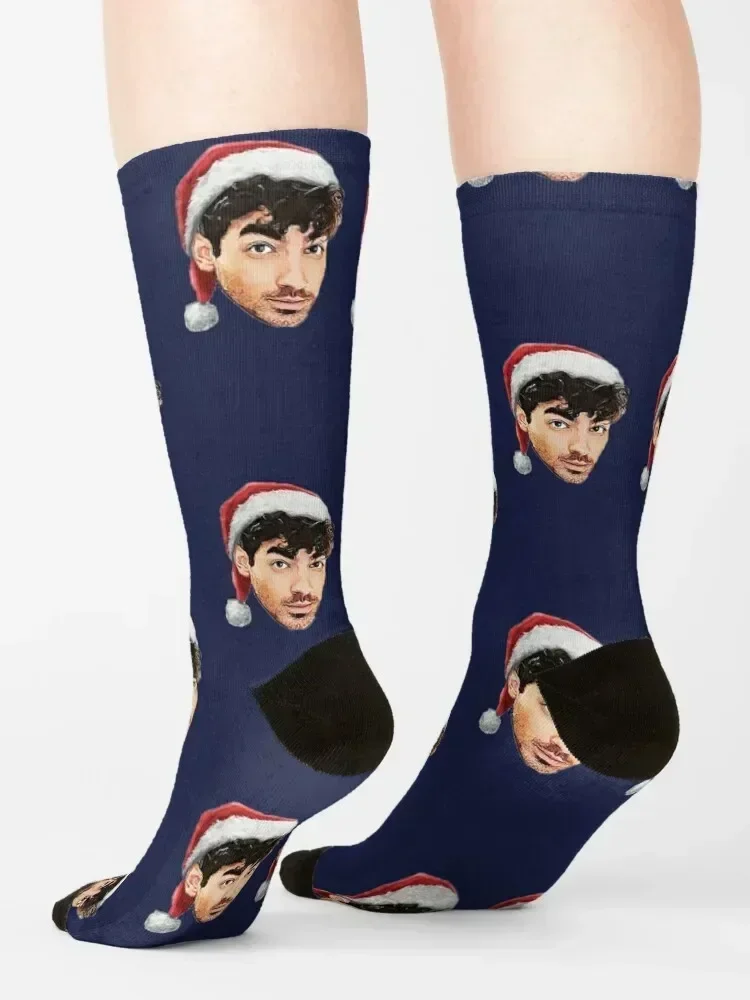 christmas joe jonas Socks happy funny gift golf Climbing Socks For Man Women's