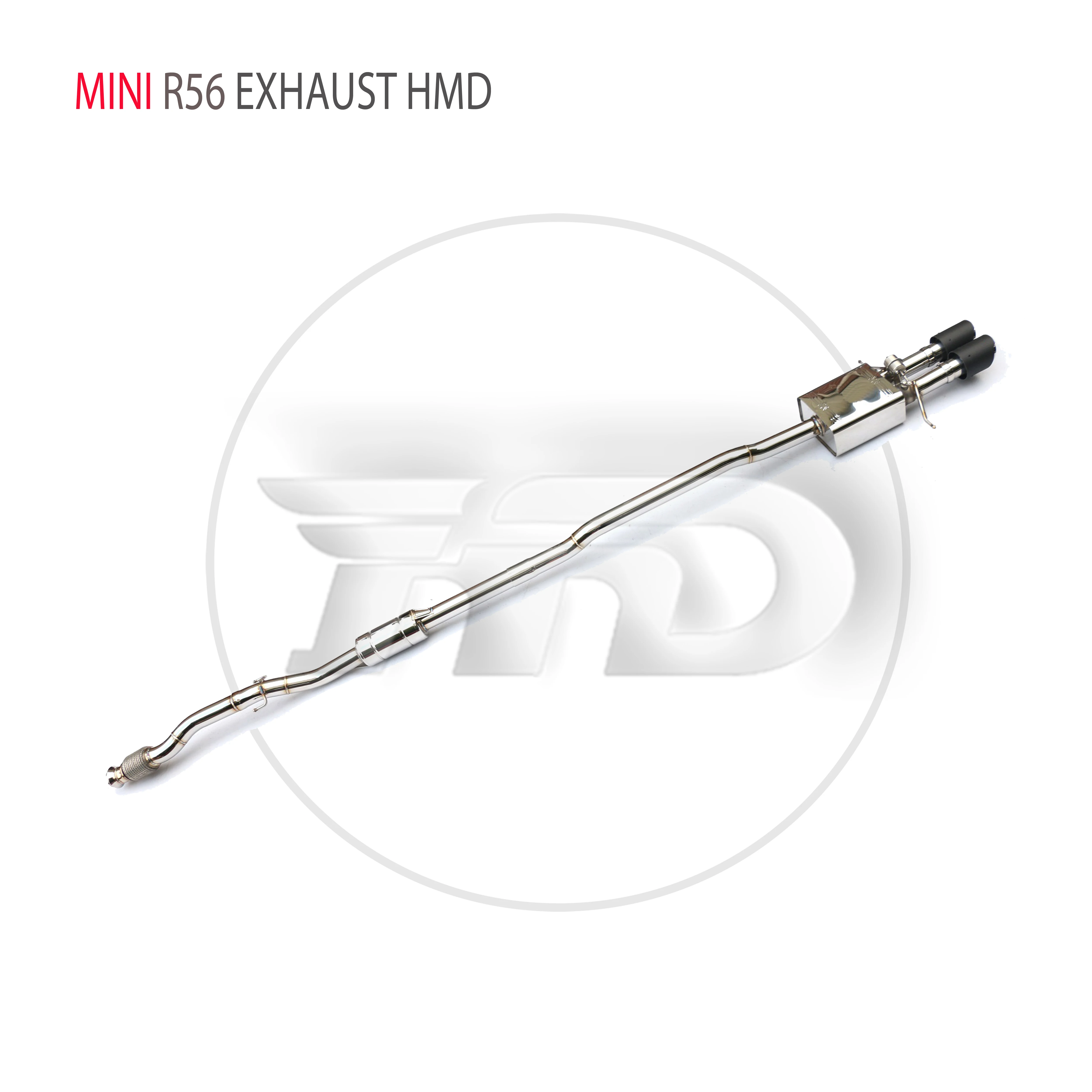 HMD Stainless Steel Exhaust System Performance Catback is Suitable for BMW MINI R56 R57 R58 Cooper JCW Car Muffler