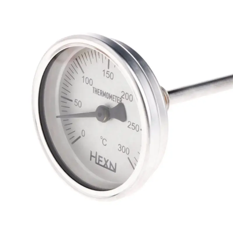 50/100/150/200/300℃ Bi-metallic Thermometer Metal Temperature Monitor Gauge