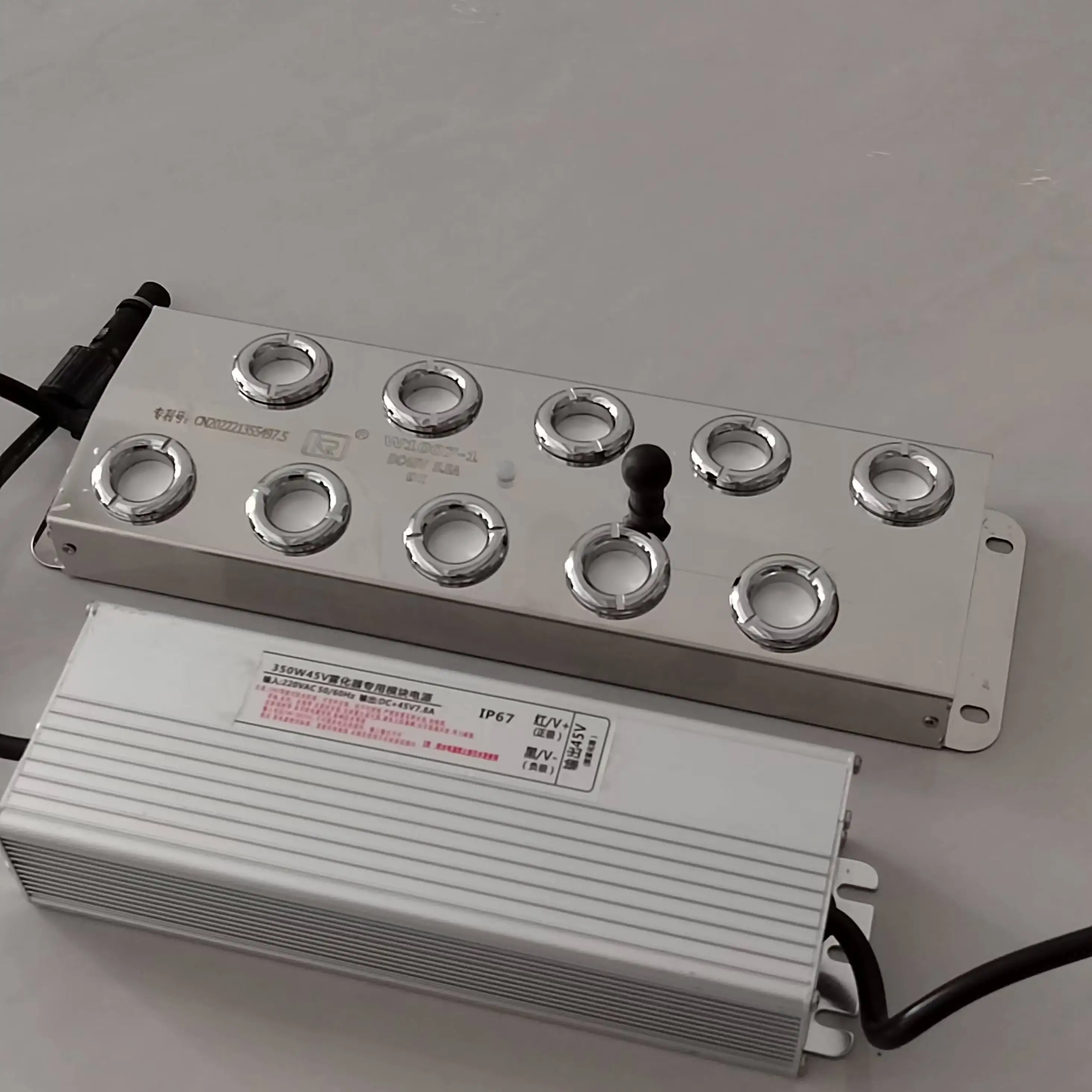 10 Headed Stainless Steel Mist Maker Ultrasonic Humidifier Mist Fogger