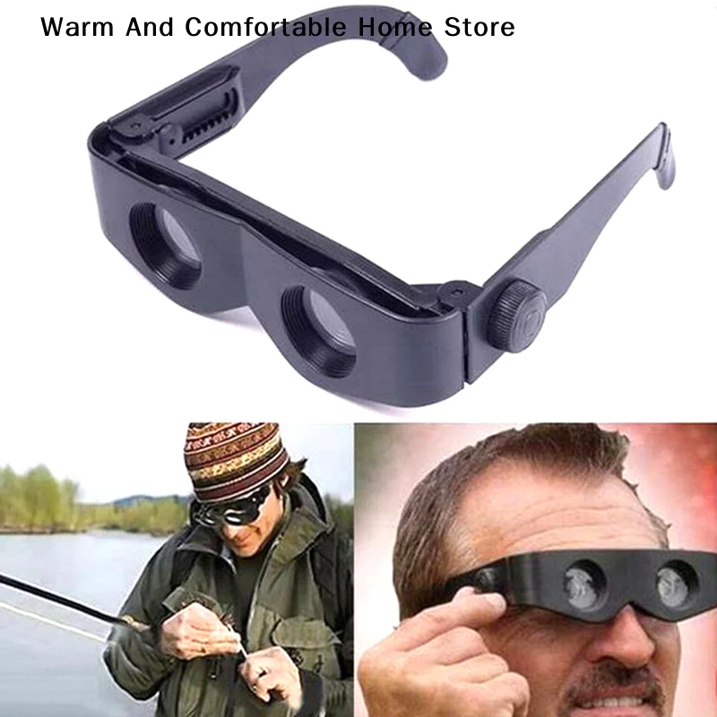 1Pc Fishing Binoculars Magnifying Head Multifunctional Glasses Eyeglasses HD Portable Telescope for Outdoor Bird Watching Sports