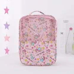 New Kawaii Sanrio Hello Kitty Mymelody Little Twin Stars Storage Shoe Bag Three Layer Shoe Storage Bag Cartoon Christmas Gift