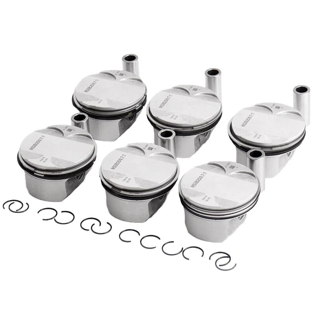 

11257561850 11257561848 Pistons Rings Set Φ82mm For BMW E60 E90 325i 523i N52B25 With 1 Year Warranty