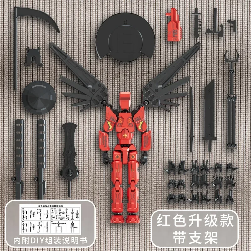 

Dummy T13 3D Printed Action Figure Toys for Kids Lucky 13 Multi Jointed Movable Shapeshift Robot Man Action Figures Children Toy