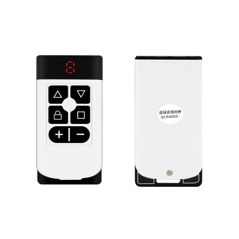 6-Button Garage Door Remote Control Duplicator 315MHZ-868MHZ Multi-Frequency Code Grabber Clone Gate Garage Door Opener B