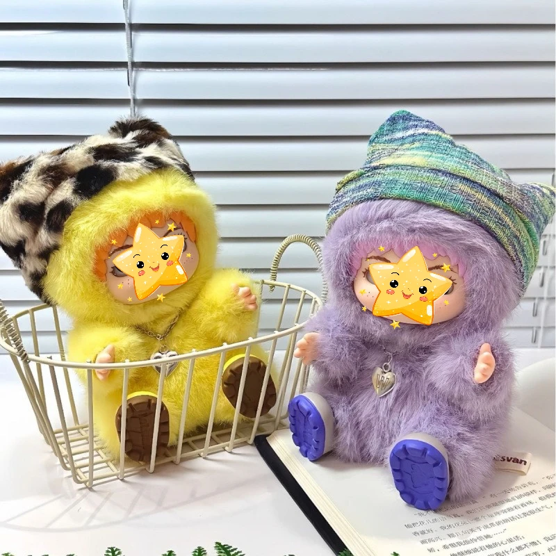 WaKuku Figure Ornament Plush Doll WAKUKU 【1.0】 Generation Tide Fun Party Series Toys Blind Box, Cute Doll for Girls Blind Box