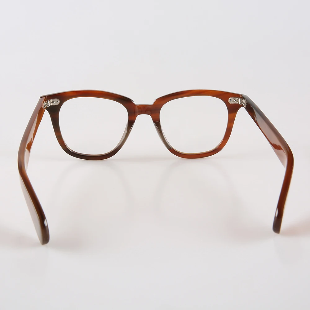 Eyeglass Frames Unique Vintage Graduated Lenses Handmade Natural Horn Prescription Man Glasses Frames Myopia Optical Eyeglasses