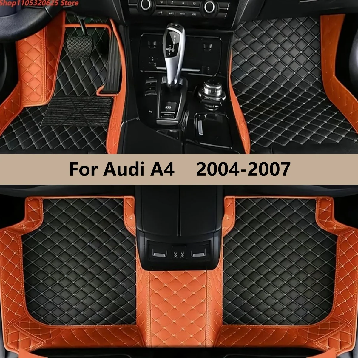 

Автомобильные коврики на заказ для Audi A4 B7 2004-2007, аксессуары для салона автомобиля