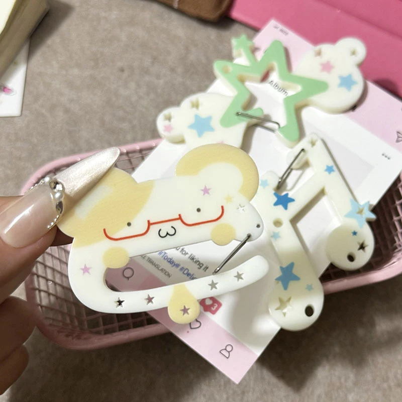 الإبداعية شكل حلقة تسلق كليب الكورية خيمة اليد الديكور الأزياء على ظهره قلادة حقيبة بنقوش كرتونية سحر حقيبة الظهر الملحقات #6