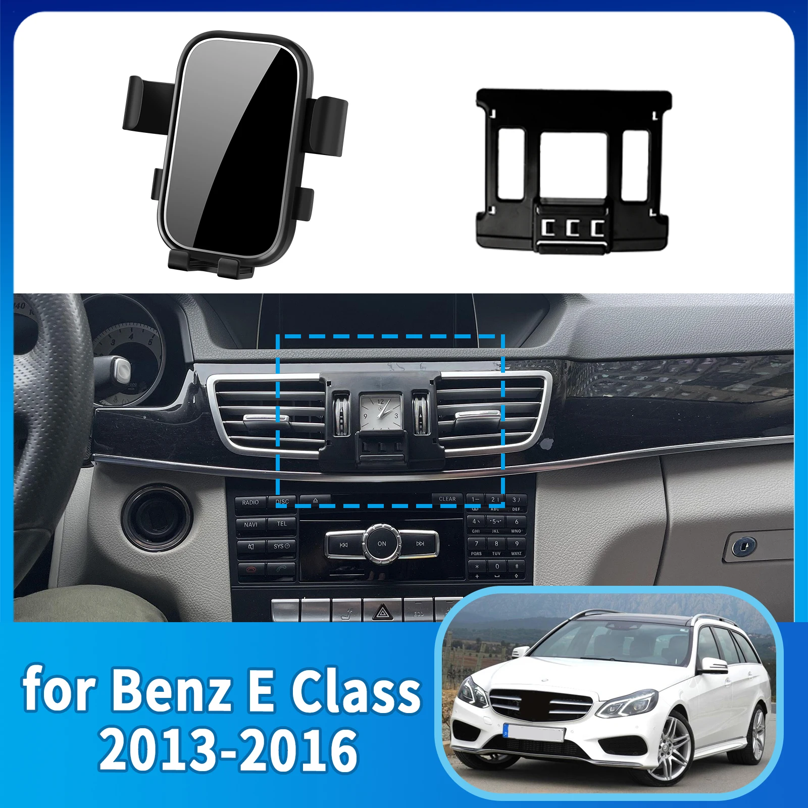 

Accessories Car Mobile Phone Holder for Mercedes Benz E Class W212 2013 2014 2015 2016 GPS Bracket Navigation Stand Auto