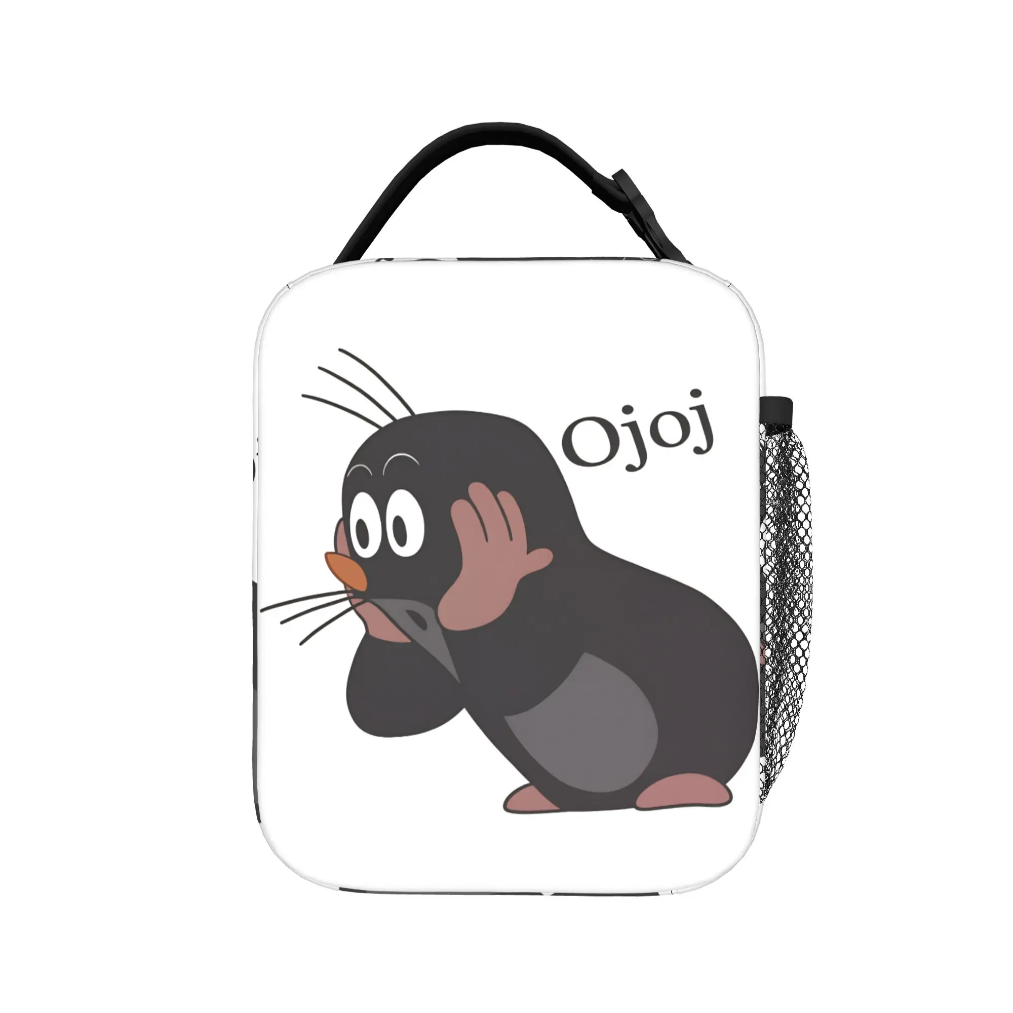 

Сумка для обеда The Little Mole Krtek Ojoj: Повседневная термосумка для пикника, удобная сумка-холодильник из оксфорда для женщин
