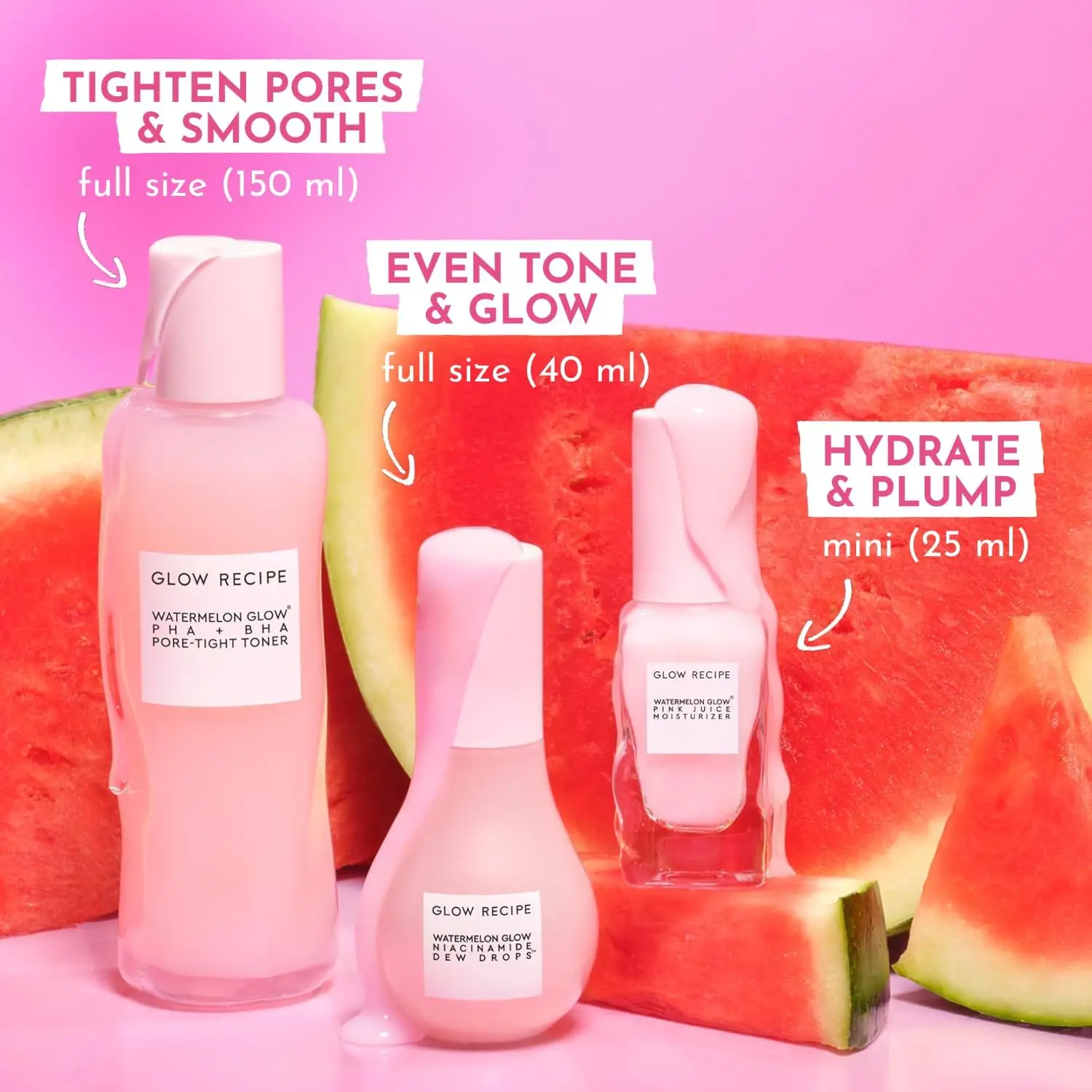 Skin Care  Glow-Recipe Watermelon Niacinamide Dew Hyaluronic Acid fruit flavour cream