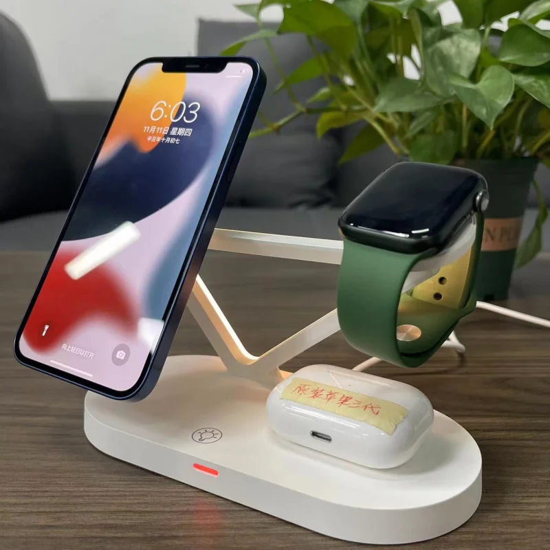 

QI2Three-in-One Wireless Charger for Apple Wireless Charger16-12/S10/Ultra/airpods
