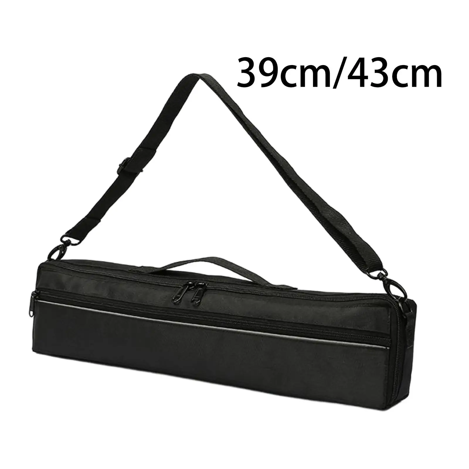 420D Oxford Cloth Flute Carrying Bag with Plush Inside, Flute Storage Bag, Wear Resistant, Flute Protect Bag, Lightweight