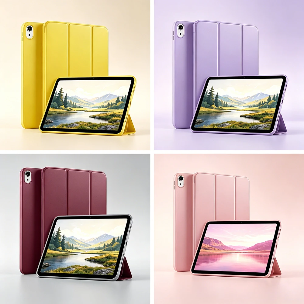 Tzion Tablet Case for Apple iPad (A16) 11th 10th Generation 11/10.9 Inch 2025/2022 Magnetic Flip Smart Cover Auto Wake/Sleep