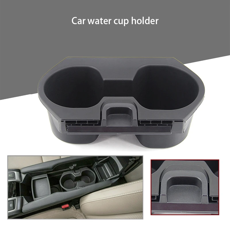 Cup Holder Water Drink Holder Assembly Interior Products Dual Cup for Honda Civic 2015 2016 2017 2018 2019 Automotive Interior