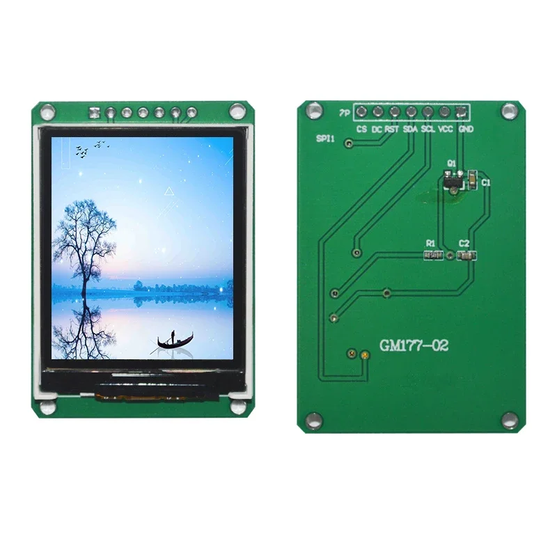 

1.8 inch LCD Screen 1.8 inch TFT LCD Module 128*160 Resolution Color Screen ST7735S Driver 7Pin
