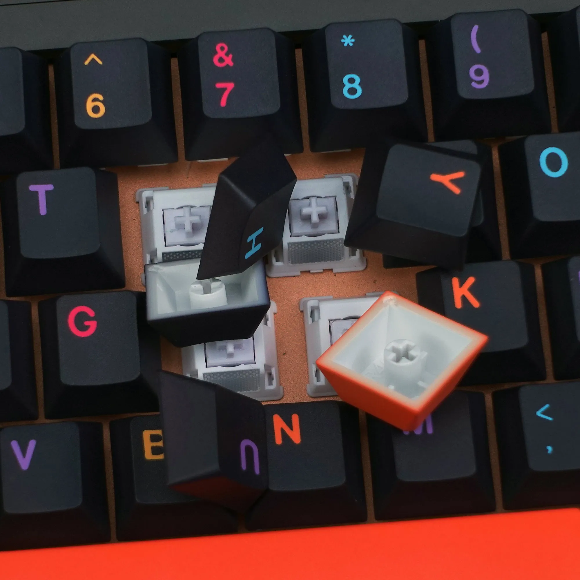 GMK world English layout Original height Five-sided sublimation mechanical keyboard keycaps 87 96