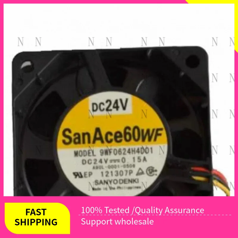 

YJJ ДЛЯ SANYO DENKI 9WF0624H4D01 Fanuc Сервоосевой вентилятор Охлаждающий вентилятор 3Pin/B2 0,15A