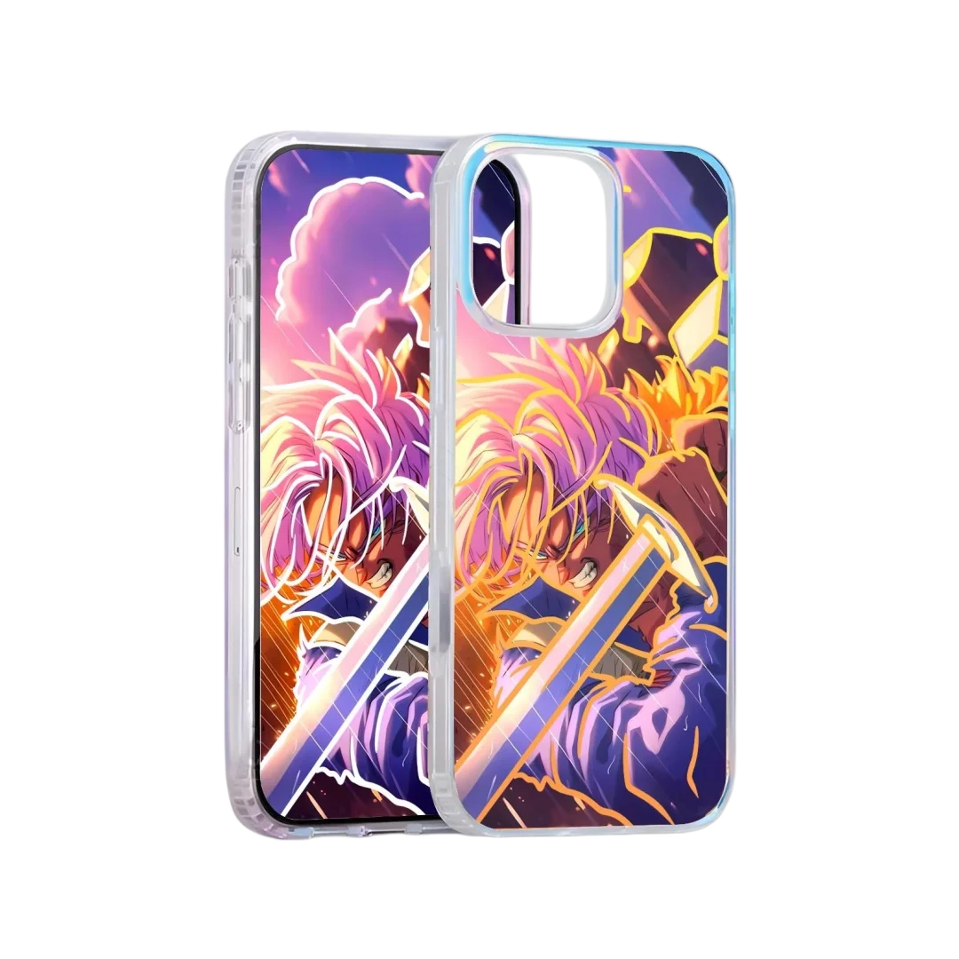 Dragon Ball Trunks Torankusu Handyhülle für Apple iPhone 18 12 13 14 15 16 17 Pro Max Plus 18pro Aurora Anime stoßfeste Hülle