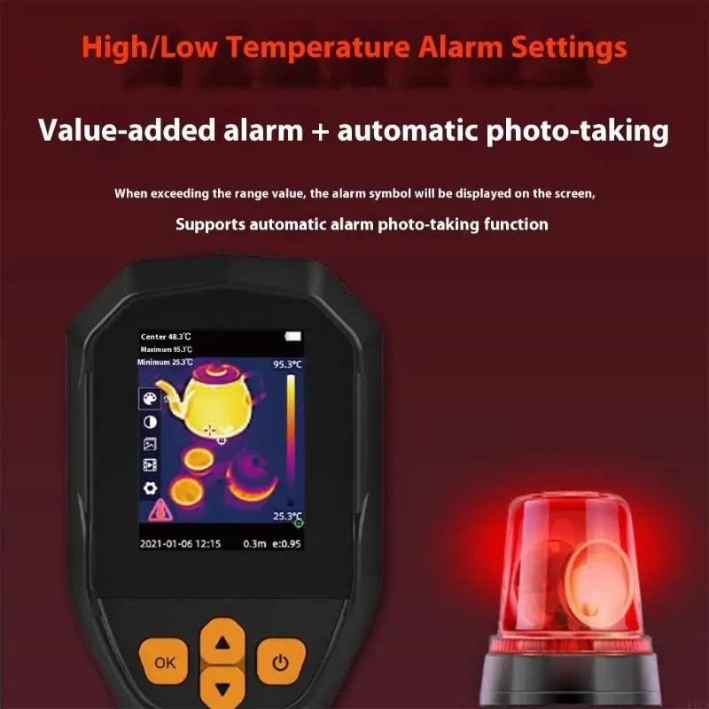 2025 مصور فوتوغرافي جديد طويل القامة دافئ 96x96 Ir لمراقبة درجة الحرارة والتفتيش