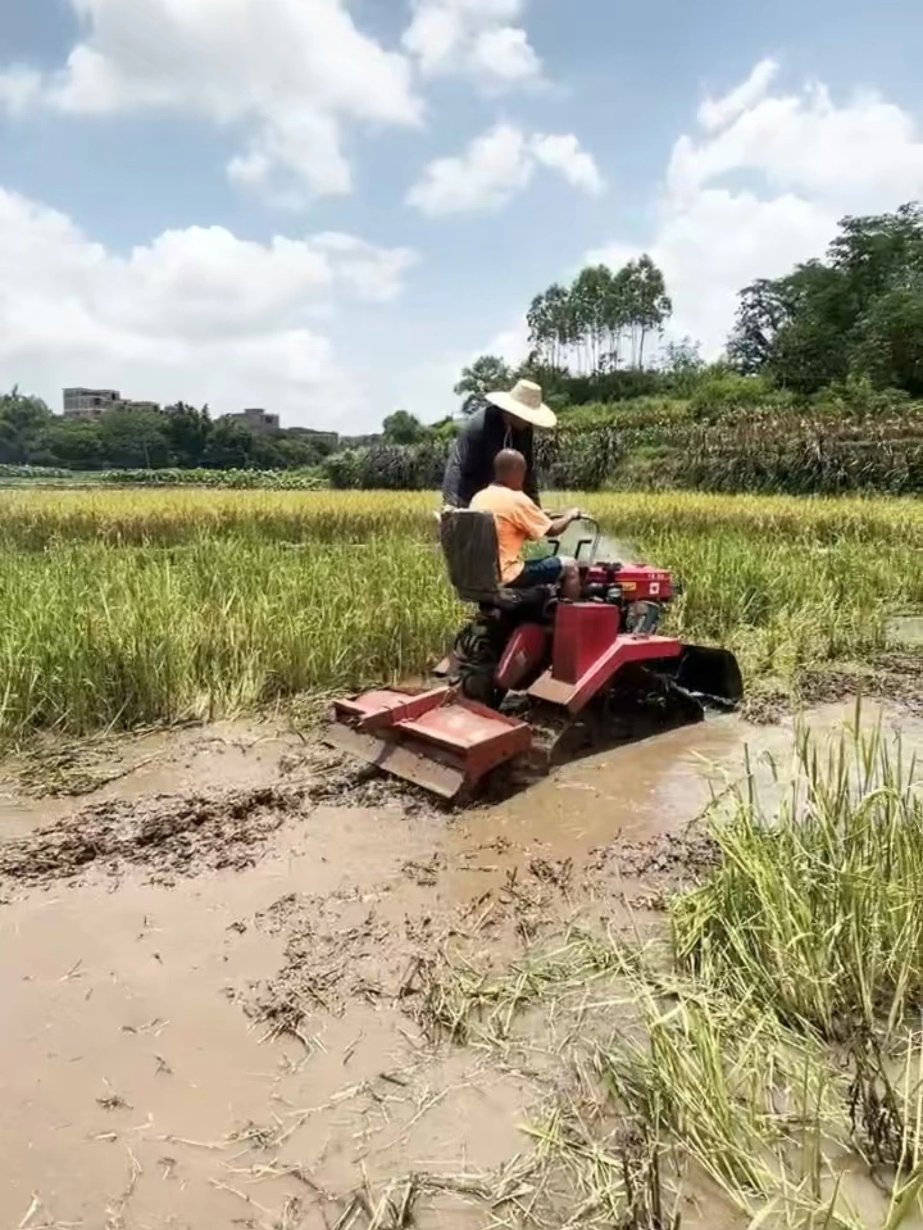 25HP Multifunctional Power Tiller, Labor Saving & Convenient for Elderly