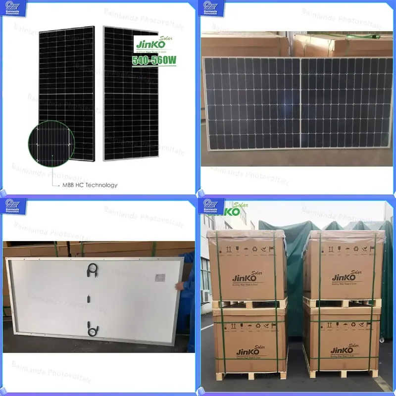 Panel Solar Monocristalino de 540W 550W 560W, Módulo Fotovoltaico de Una Cara, Panel de Energía Solar de Alta Eficiencia para Techos y Suelos