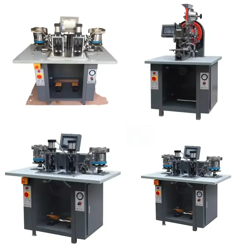 Pneumatic Powered Automatic Metal Corner Pressing Machine for Album & Notebook Binding
