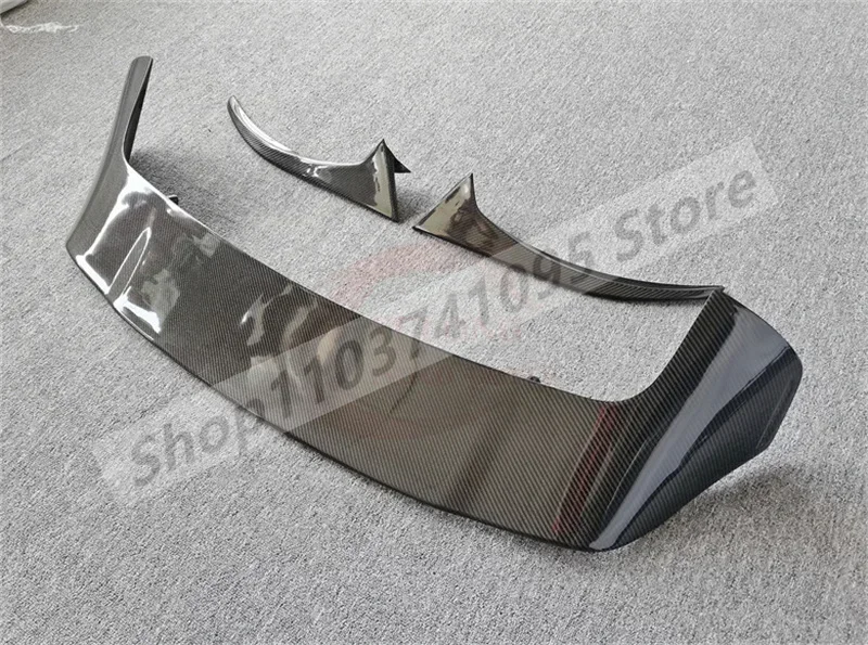 Carbon Fiber Rear Roof Top Wing Lip Diffuser Tail Trunk Spoiler For Maserati Levante 2016 2017 2018 2019 2020 2021 2022 2023