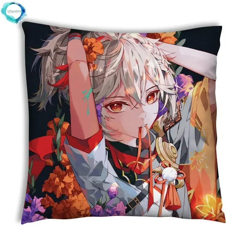 

Genshin blow Noelle Anime pillow pillows Aether throw pillow cover decorative pillow bed aesthetic 45x45cm