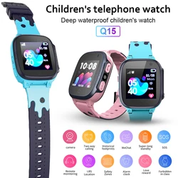 Q12 dzieci inteligentny zegarek dla dzieci SOS Smartwatch zegar SIM Card monitor lokalizacji dziecko chłopiec dziewczyny urodziny monitor lokalizacji dziecko