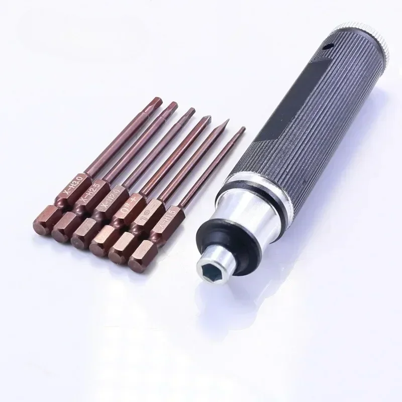6 in 1 Screwdrivers Repair Tool Kit 1.5mm 2.0mm 2.5mm 3.0mm All-In-One Hex Driver Hand Set for RC FPV Racing Drone