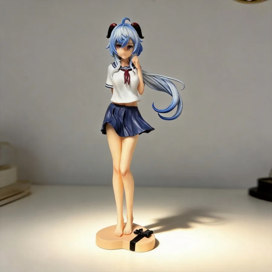 

Genshin Impact Ganyu Anime Figure 25cm GK Model Beautiful Girl Collectible Desktop Decoration