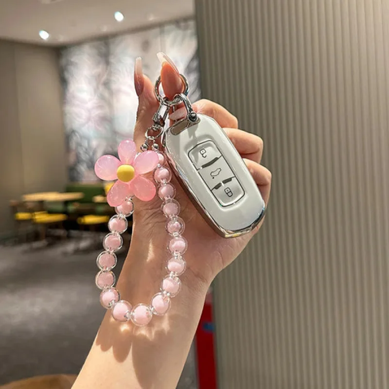 

A+ Soft TPU Car Key Case Cover Shell Holder Keyring Fob For Geely Coolray Binray