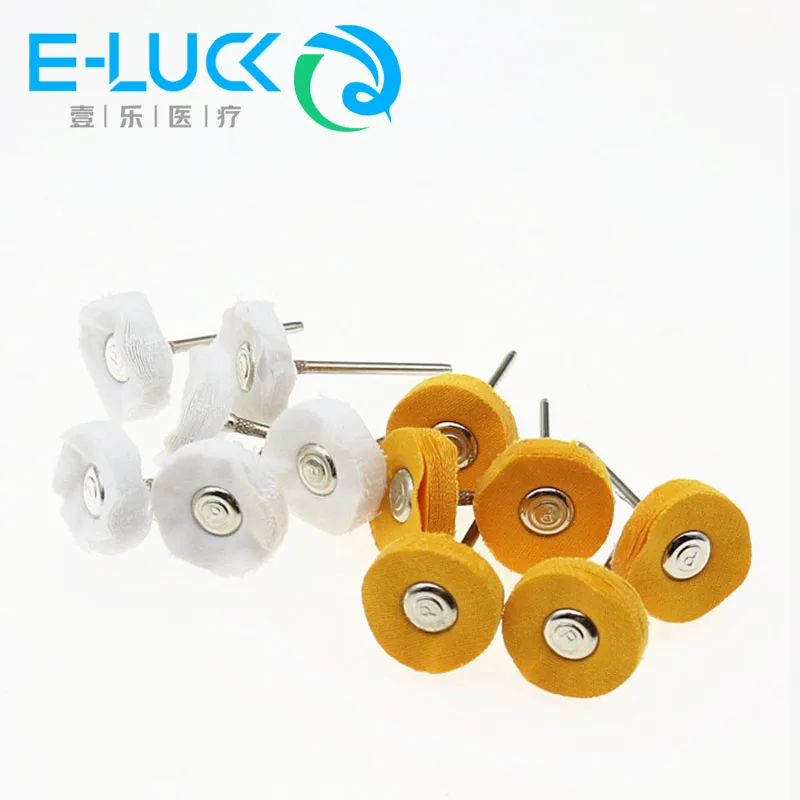 5Pcs Dental Polishing Wheel Wool Felt Cotton Cloth Buffing Pad Brushes Dental Laboratory Lab Materials Tools