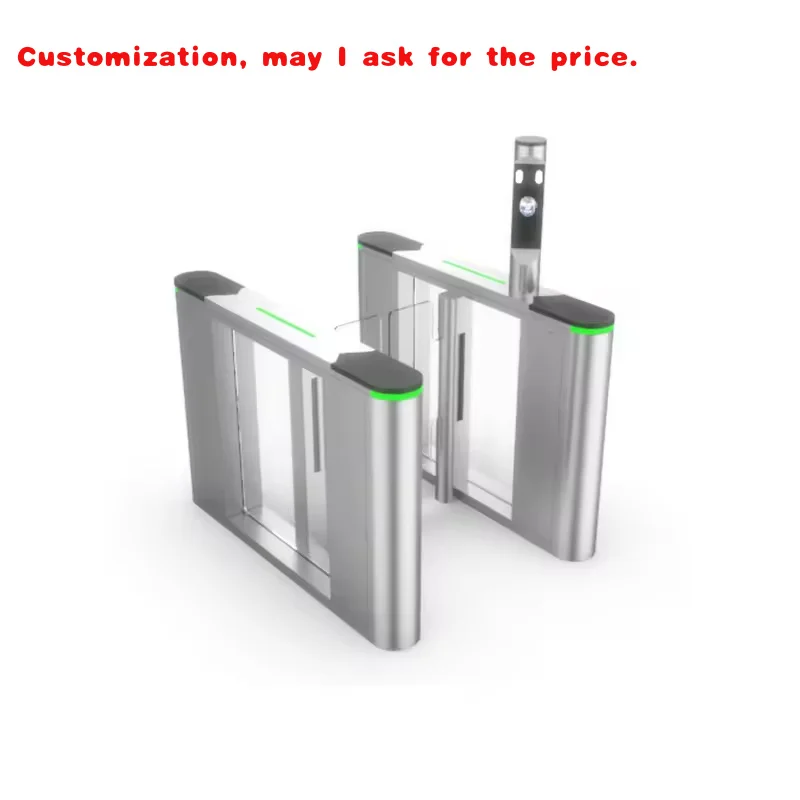 

Custom.TP Открытый распашной Gater Card Распознавание лиц Бесщеточный двигатель Поворотные турникетные ворота