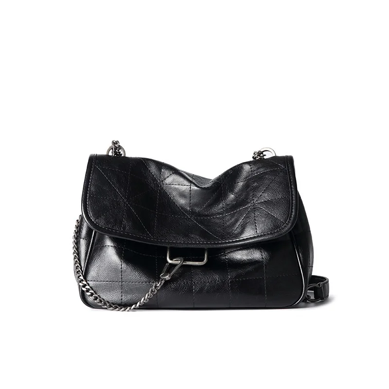 

2025 new high-end fashion single-shoulder bag, light luxury diamond-shaped crossbody bag, versatile chain bag